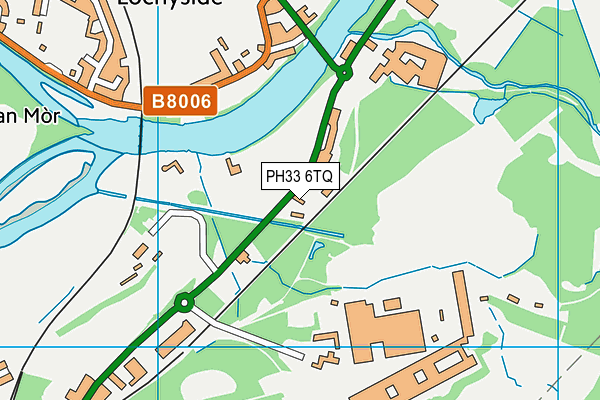 PH33 6TQ map - OS VectorMap District (Ordnance Survey)