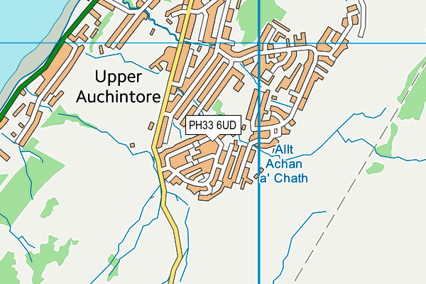 PH33 6UD map - OS VectorMap District (Ordnance Survey)
