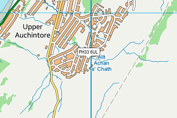 PH33 6UL map - OS VectorMap District (Ordnance Survey)