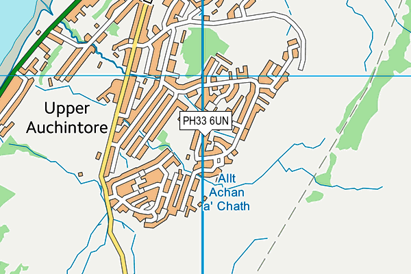 PH33 6UN map - OS VectorMap District (Ordnance Survey)