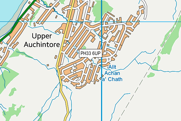 PH33 6UP map - OS VectorMap District (Ordnance Survey)