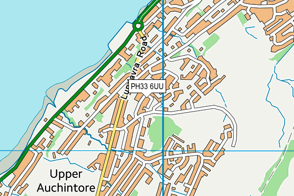 PH33 6UU map - OS VectorMap District (Ordnance Survey)