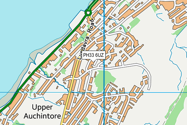 PH33 6UZ map - OS VectorMap District (Ordnance Survey)