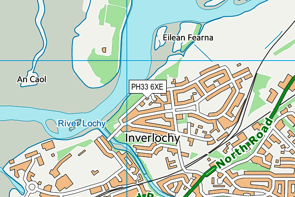 PH33 6XE map - OS VectorMap District (Ordnance Survey)