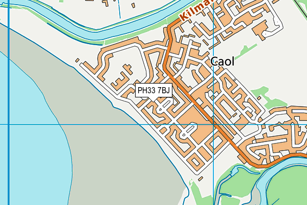 PH33 7BJ map - OS VectorMap District (Ordnance Survey)