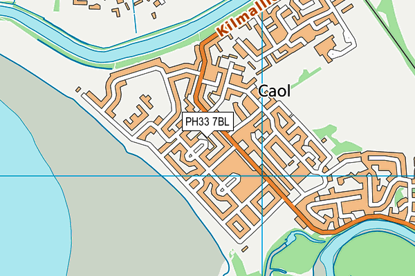 PH33 7BL map - OS VectorMap District (Ordnance Survey)