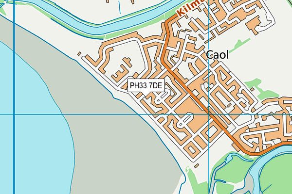 PH33 7DE map - OS VectorMap District (Ordnance Survey)