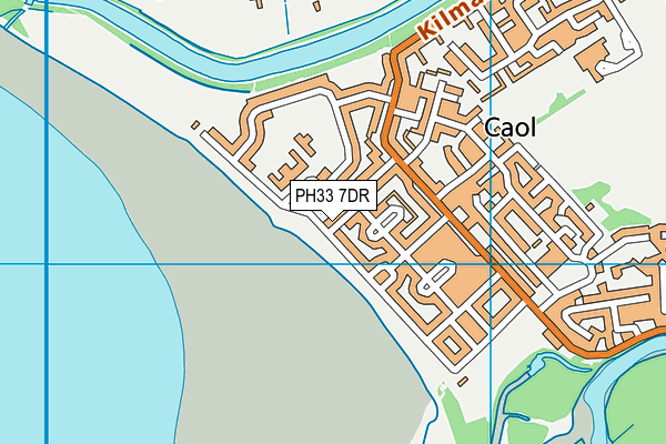 PH33 7DR map - OS VectorMap District (Ordnance Survey)