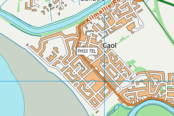 PH33 7EL map - OS VectorMap District (Ordnance Survey)