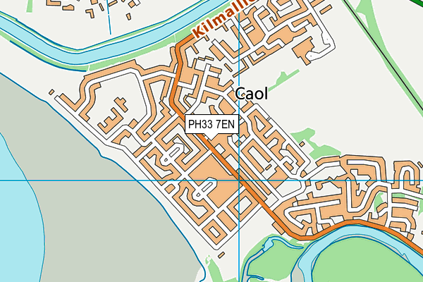 PH33 7EN map - OS VectorMap District (Ordnance Survey)