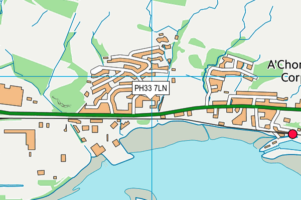 PH33 7LN map - OS VectorMap District (Ordnance Survey)