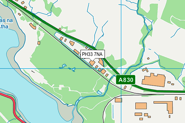 PH33 7NA map - OS VectorMap District (Ordnance Survey)