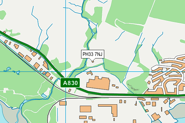 PH33 7NJ map - OS VectorMap District (Ordnance Survey)
