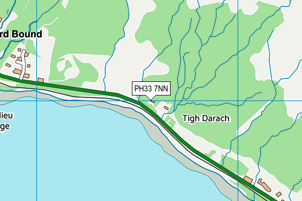 PH33 7NN map - OS VectorMap District (Ordnance Survey)