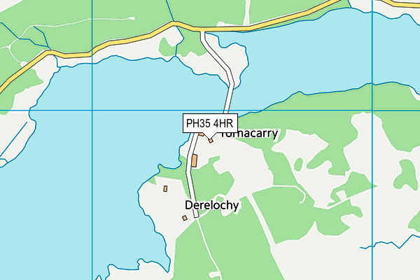 PH35 4HR map - OS VectorMap District (Ordnance Survey)