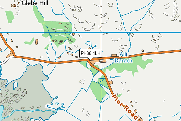 PH36 4LH map - OS VectorMap District (Ordnance Survey)