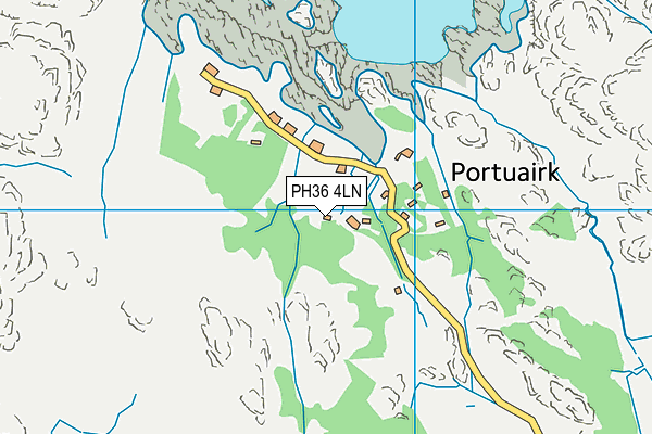PH36 4LN map - OS VectorMap District (Ordnance Survey)