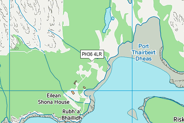 PH36 4LR map - OS VectorMap District (Ordnance Survey)