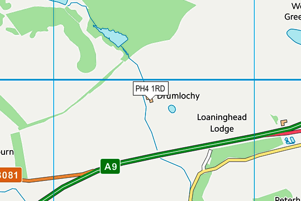 PH4 1RD map - OS VectorMap District (Ordnance Survey)