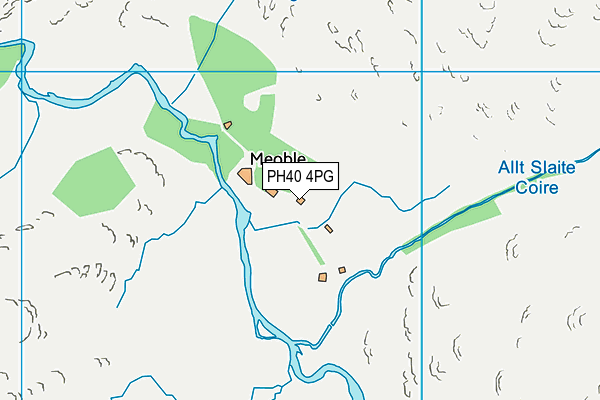 PH40 4PG map - OS VectorMap District (Ordnance Survey)