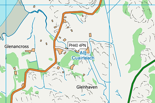 PH40 4PN map - OS VectorMap District (Ordnance Survey)