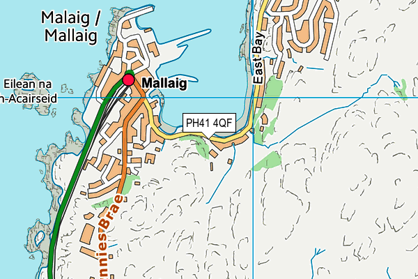 PH41 4QF map - OS VectorMap District (Ordnance Survey)