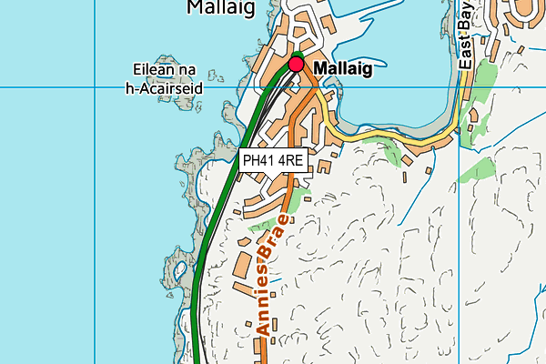 PH41 4RE map - OS VectorMap District (Ordnance Survey)