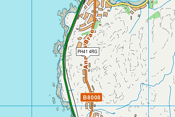 PH41 4RG map - OS VectorMap District (Ordnance Survey)