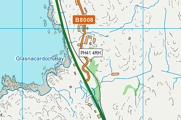 PH41 4RH map - OS VectorMap District (Ordnance Survey)