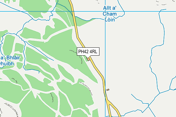 PH42 4RL map - OS VectorMap District (Ordnance Survey)
