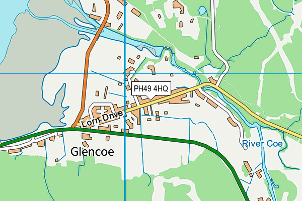 PH49 4HQ map - OS VectorMap District (Ordnance Survey)