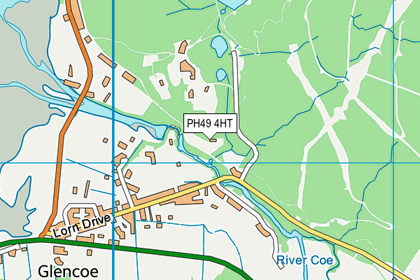 PH49 4HT map - OS VectorMap District (Ordnance Survey)