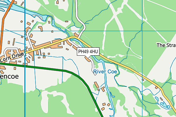 PH49 4HU map - OS VectorMap District (Ordnance Survey)