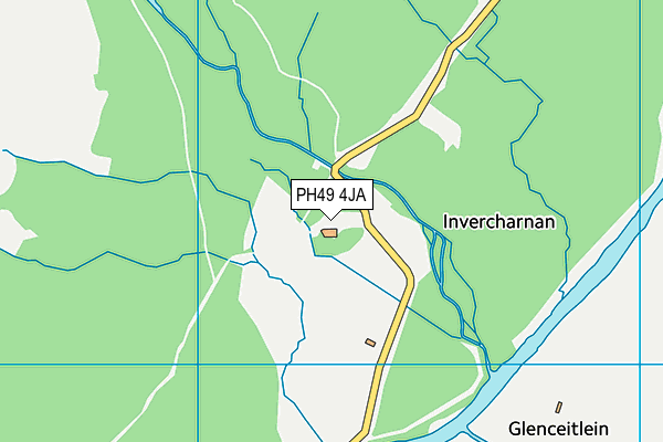 PH49 4JA map - OS VectorMap District (Ordnance Survey)