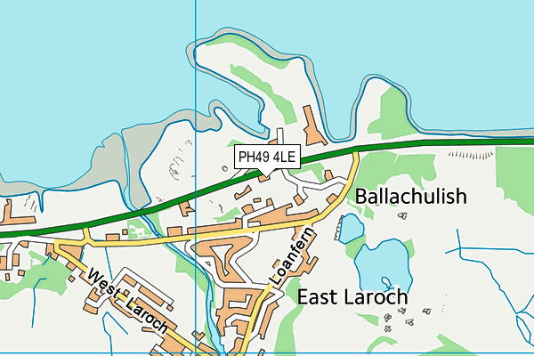 PH49 4LE map - OS VectorMap District (Ordnance Survey)