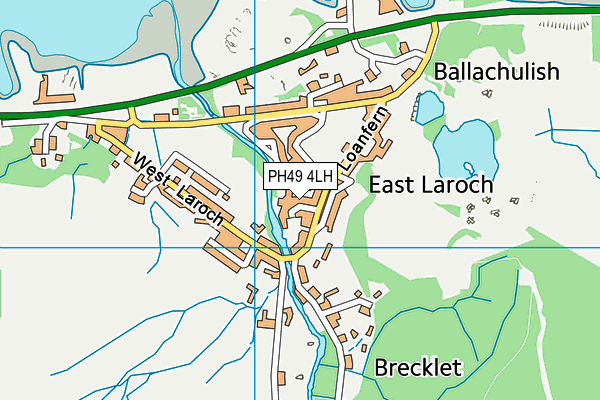 PH49 4LH map - OS VectorMap District (Ordnance Survey)