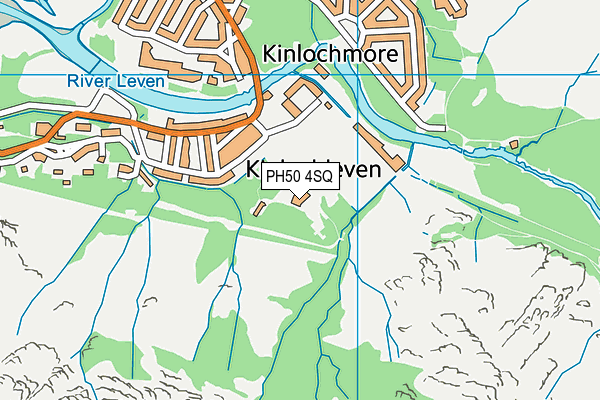 PH50 4SQ map - OS VectorMap District (Ordnance Survey)