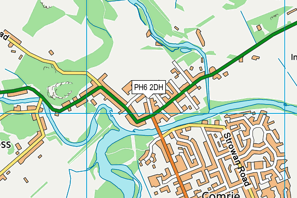 PH6 2DH map - OS VectorMap District (Ordnance Survey)