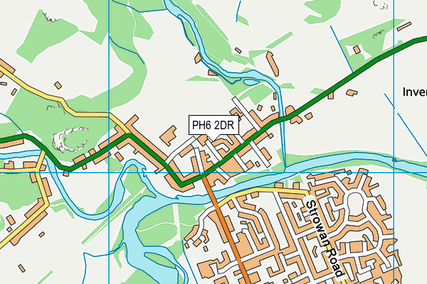 PH6 2DR map - OS VectorMap District (Ordnance Survey)
