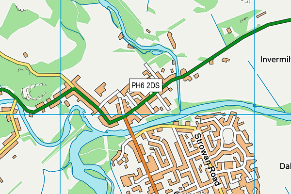 PH6 2DS map - OS VectorMap District (Ordnance Survey)