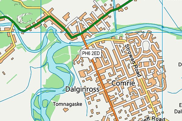 PH6 2ED map - OS VectorMap District (Ordnance Survey)