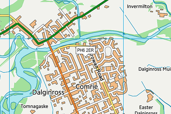 PH6 2ER map - OS VectorMap District (Ordnance Survey)