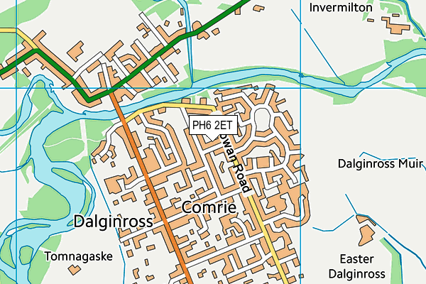 PH6 2ET map - OS VectorMap District (Ordnance Survey)