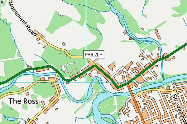 PH6 2LP map - OS VectorMap District (Ordnance Survey)