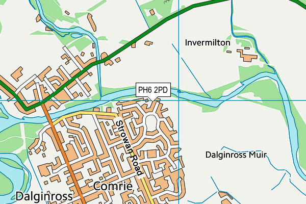 PH6 2PD map - OS VectorMap District (Ordnance Survey)