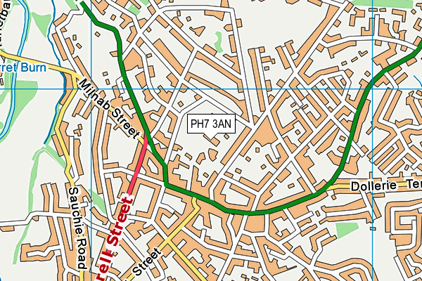 PH7 3AN map - OS VectorMap District (Ordnance Survey)