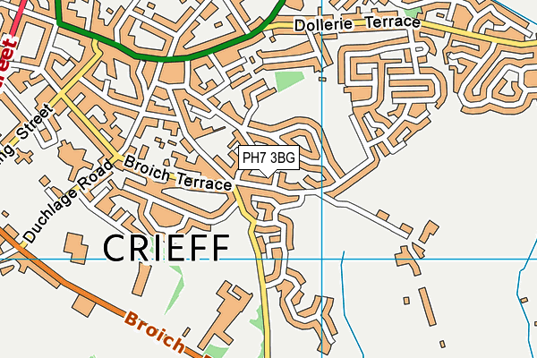 PH7 3BG map - OS VectorMap District (Ordnance Survey)