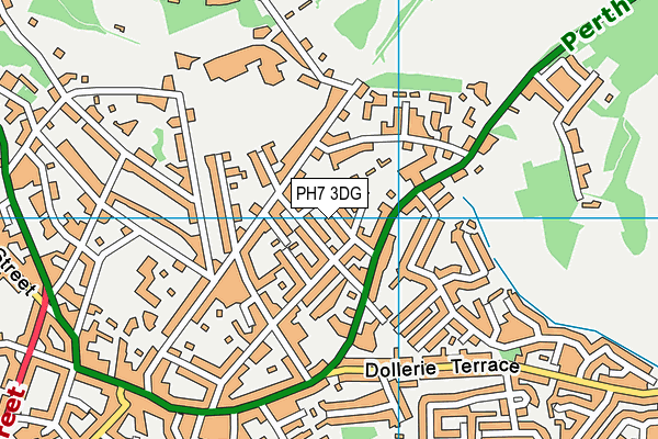 PH7 3DG map - OS VectorMap District (Ordnance Survey)