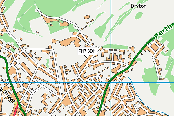 PH7 3DH map - OS VectorMap District (Ordnance Survey)