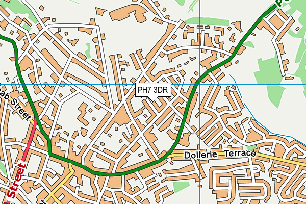 PH7 3DR map - OS VectorMap District (Ordnance Survey)